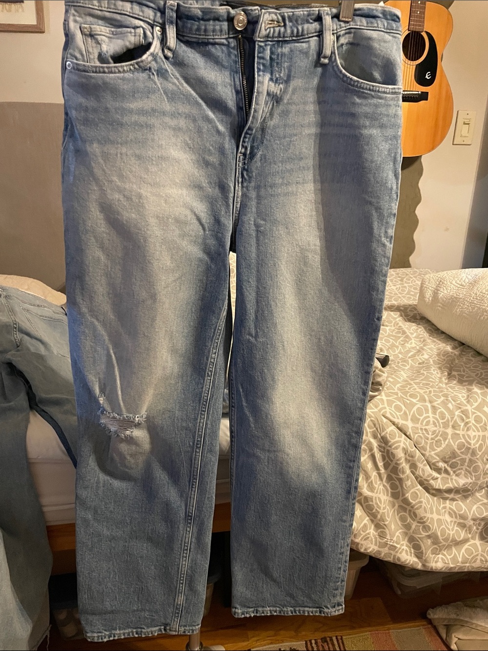 Hudson Jeans women’s Light Blue Straight Leg Denim